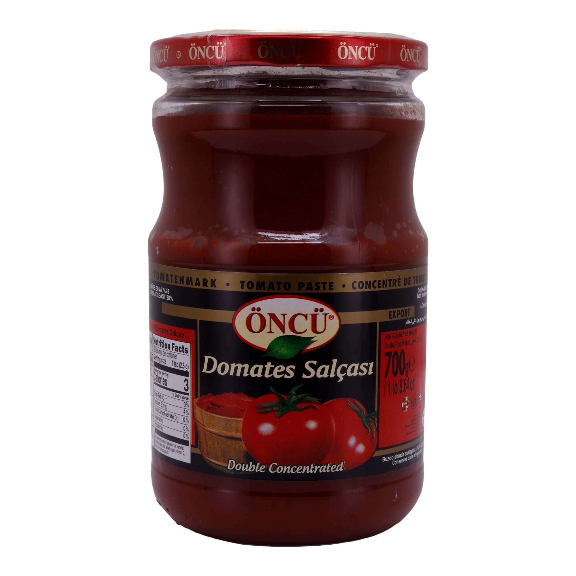 Tomatenmark Öncü | Doppelt konzentriert | Hochwertig, intensiv | 700 g ÖNCÜ
